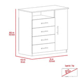 5-Shelf Wall Mounted Shoe Cabinet with Mirror Door