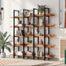 5 Tier Bookcase Home Office Open Bookshelf