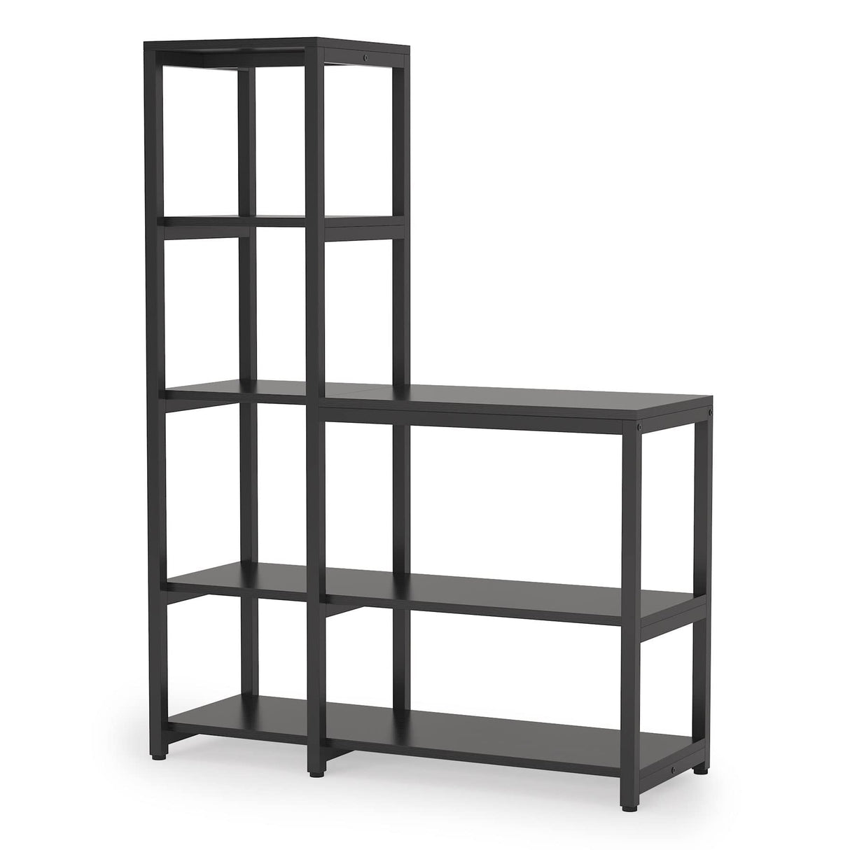 5-Tier L Shaped Kitchen Bakers Rack with Storage Shelf