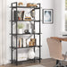 5 Tier Shelf Unit Bookshelf Bookcase for Living Room, Study, Home Office