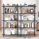 5 Tier Shelf Unit Bookshelf Bookcase for Living Room, Study, Home Office