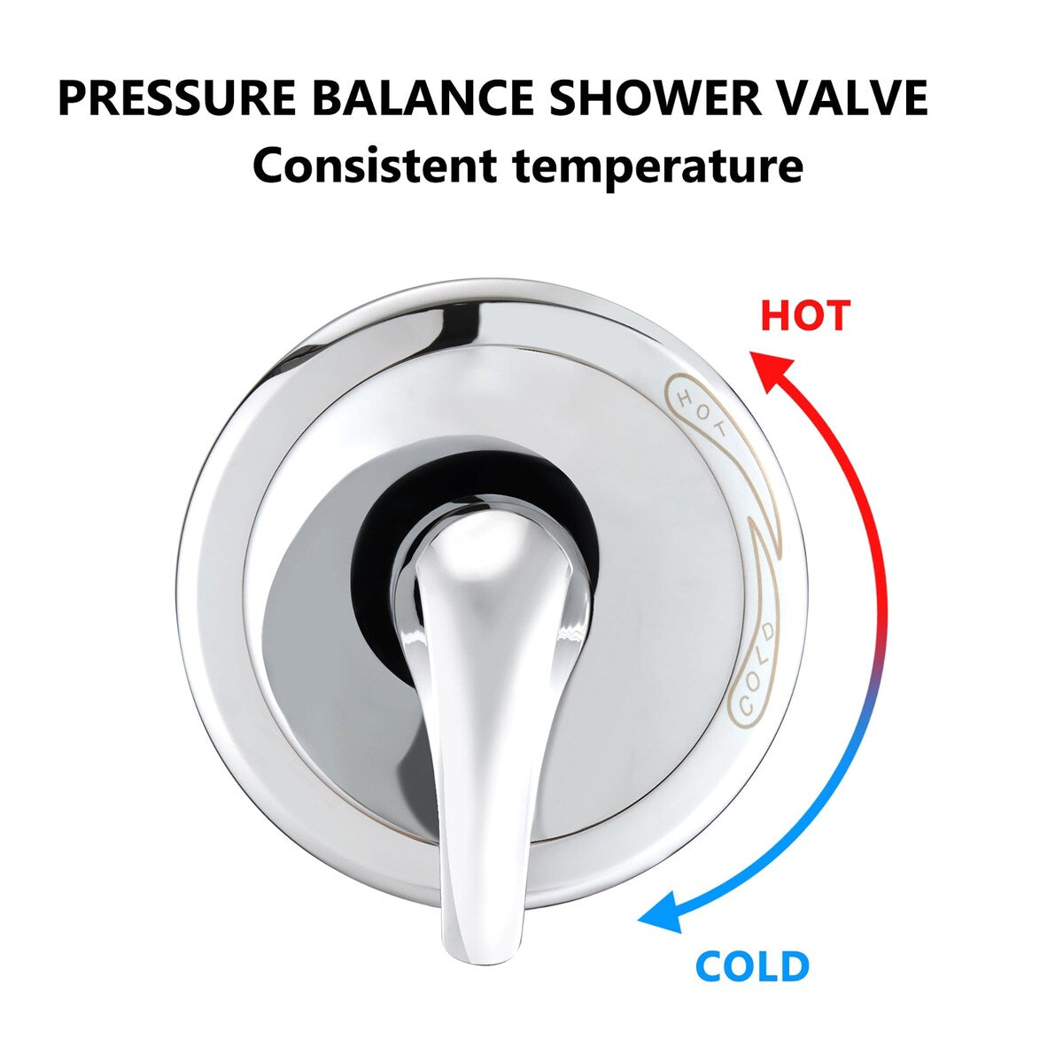 5 inch Wall-Mounted Round Completed Shower System with Handheld Shower and head shower and Tub Faucet