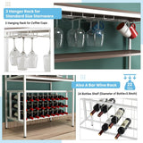 5 level wine rack, kitchen bar rack, separate wine rack with glass holder