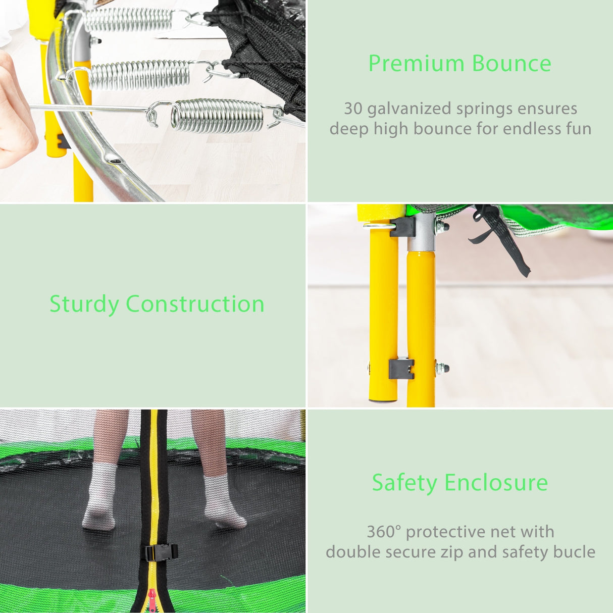 Trampoline with Enclosure