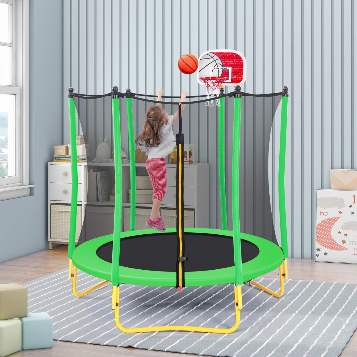 Trampoline with Enclosure