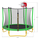Trampoline with Enclosure