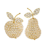 5.5" x 5.5" x 10" Gold/Crystal - Pear - 10 x 5.5 x 5.5