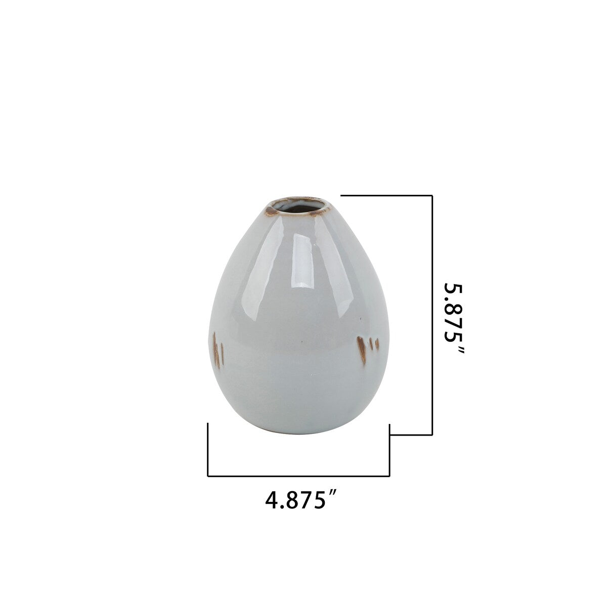 5.8" Ceramic Bud Vase