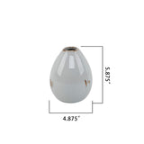 5.8" Ceramic Bud Vase