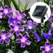 50 LED Solar Flower String Lights Outdoor Patio Decor