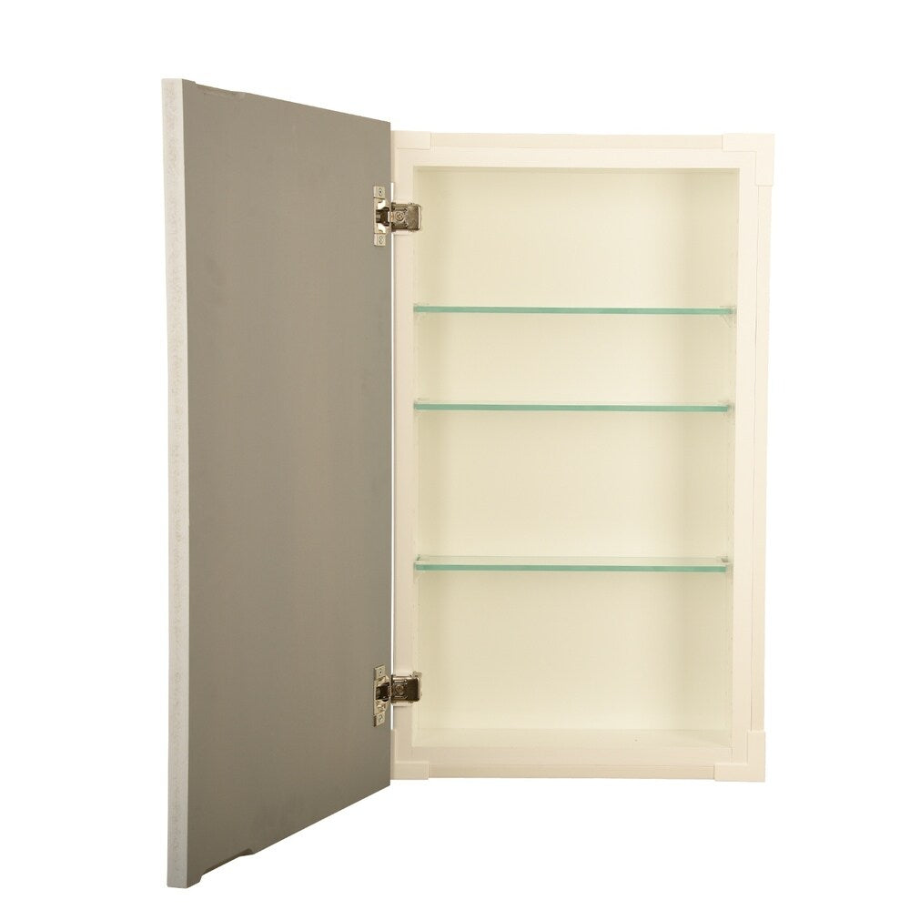50-inch Ready-to-paint Recessed Wall Cabinet 2.5-inch Deep