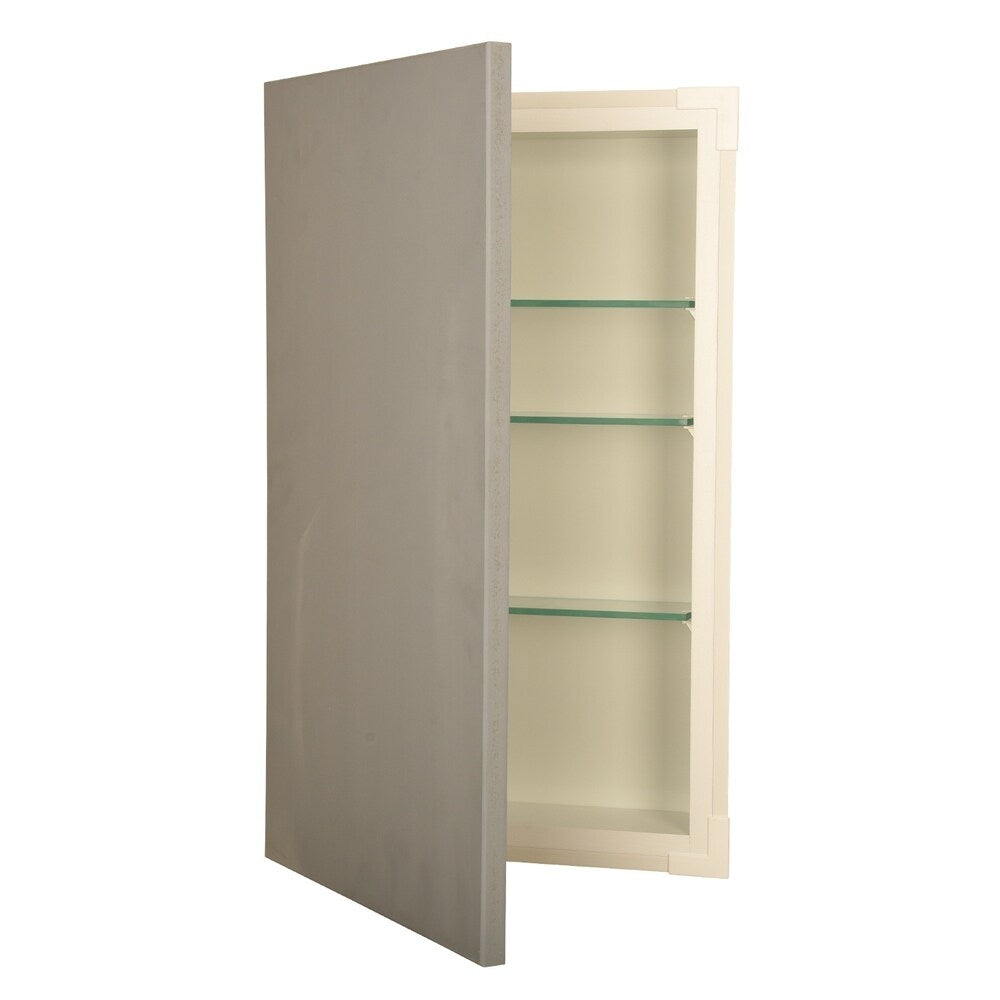 50-inch Ready-to-paint Recessed Wall Cabinet 2.5-inch Deep