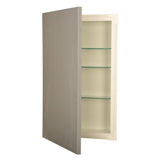 50-inch Ready-to-paint Recessed Wall Cabinet 2.5-inch Deep