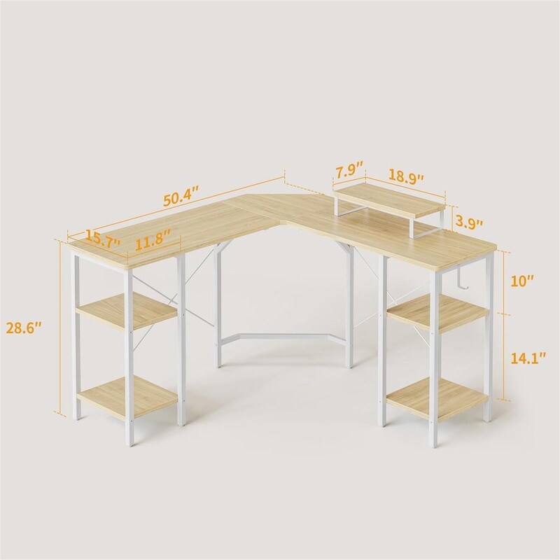 50.4 inch Computer Corner Desk