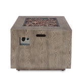 50000 BTU Outdoor Patio Gas Burning Fire Pit