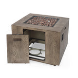 50000 BTU Outdoor Patio Gas Burning Fire Pit