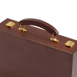 GSE™ 500pcs Casino Deluxe Wooden Poker Chip Case with 5 Wooden Chip Trays