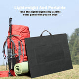 50W 18V Portable Solar Panel Foldable Solar Charger for Outdoor Camp