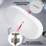 51 in./ 59 in./ 67 in. Acrylic Freestanding Soaking Bathtub with Drain and Adjustable Support Legs