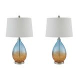 510 Design Cortina Ombre Glass Table Lamp, Set of 2