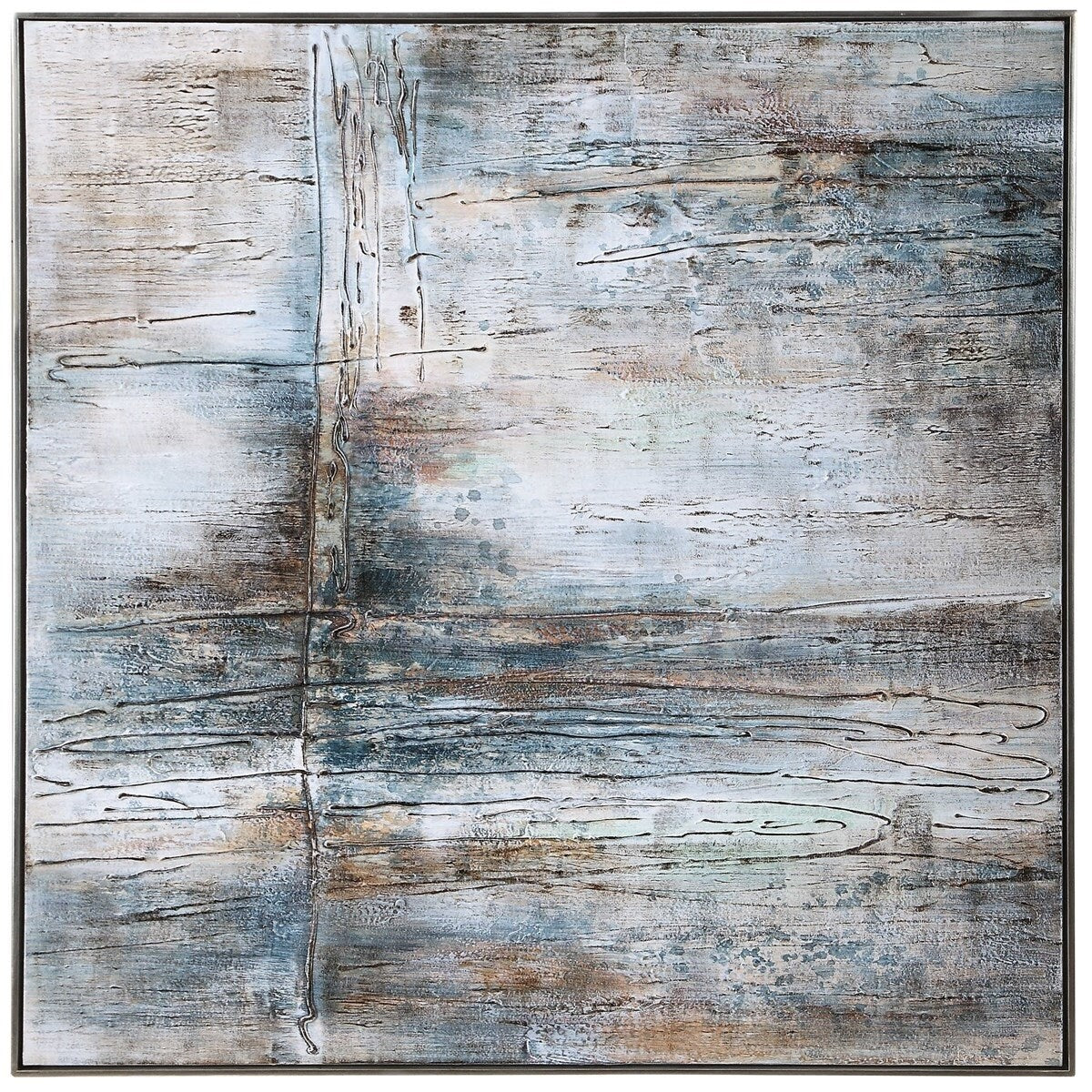 51" Open Seas Canvas Hand Painted Indoor Painted Wall Art
