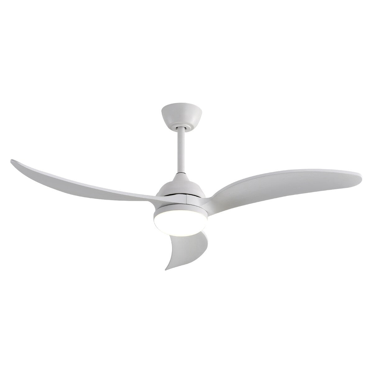 52 Inch Ceiling Fan with Dimmable Led Light 3 Blades Remote Control
