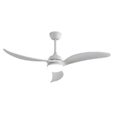 52 Inch Ceiling Fan with Dimmable Led Light 3 Blades Remote Control