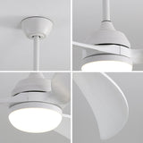 52 Inch Ceiling Fan with Dimmable Led Light 3 Blades Remote Control