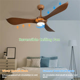 52 Inch Light Reversible DC Motor Ceiling Fan