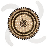 52 in. Integrated LED Modern Black Crystal Chandelier Ceiling Fan with Lights and Remote Retractable Fan Light - 52in.Fandelier