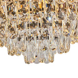 52 in. Integrated LED Modern Black Crystal Chandelier Ceiling Fan with Lights and Remote Retractable Fan Light - 52in.Fandelier
