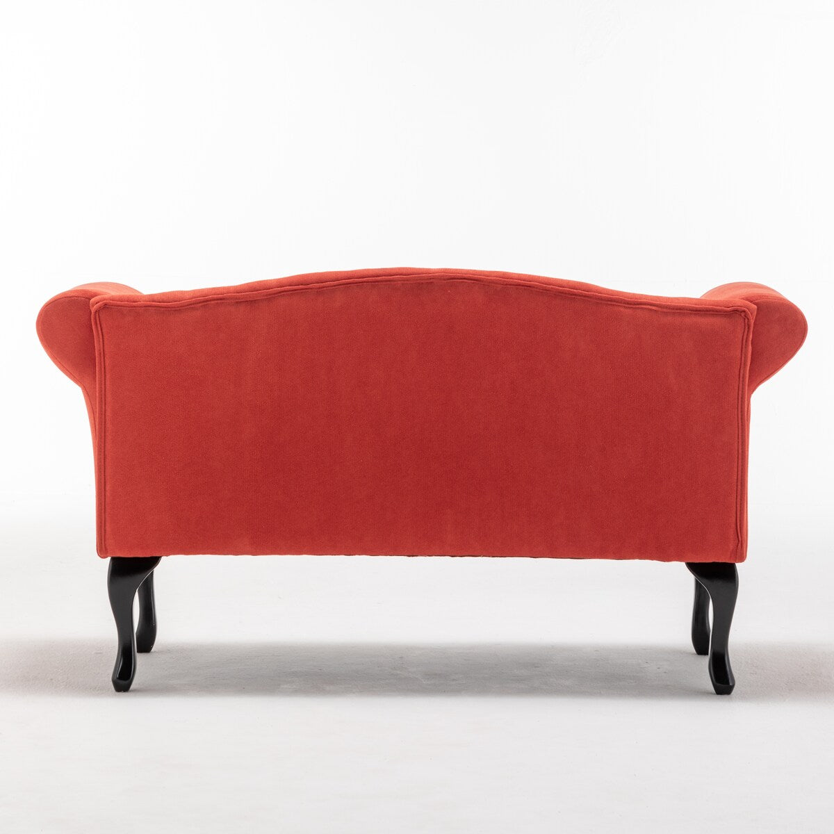 52 in. Velet Upholstered 2-Seater Loveseat with Wood Legs