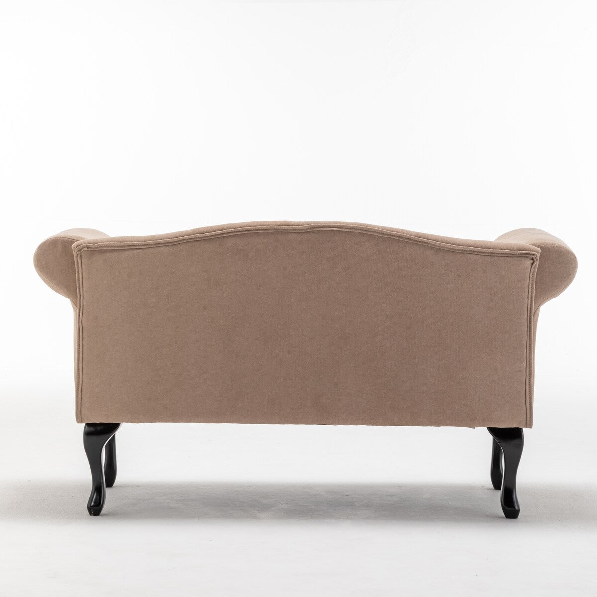 52 in. Velet Upholstered 2-Seater Loveseat with Wood Legs