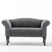 52 in. Velet Upholstered 2-Seater Loveseat with Wood Legs