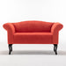 52 in. Velet Upholstered 2-Seater Loveseat with Wood Legs