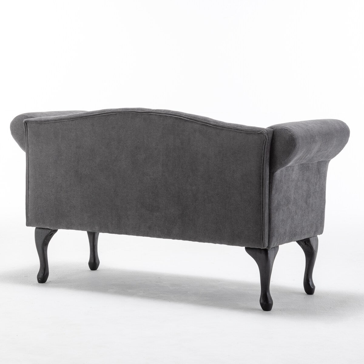 52 in. Velet Upholstered 2-Seater Loveseat with Wood Legs
