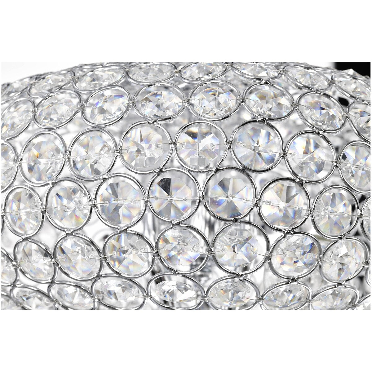 52 inch Crystal Ceiling Fan Lights with Reversible Blades
