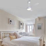 52" 3-Blade Reversible LED Ceiling Fan with Remote Control