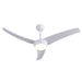 52" 3-Blade Reversible LED Ceiling Fan with Remote Control