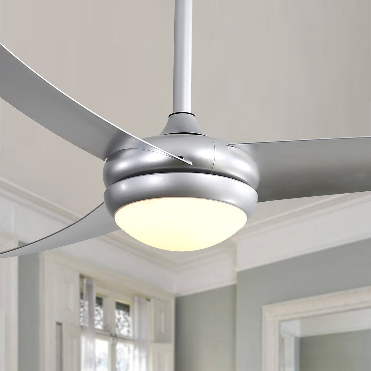 52" 3-Blade Reversible LED Ceiling Fan with Remote Control