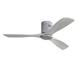 52" Brown Wood Ceiling Fan with 6 Speeds and DC Motor