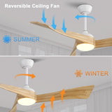 52" Ceiling Fan Light with 6 Speed Remote