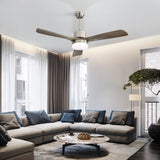 52" Ceiling Fan Light with Remote Control for Living Room