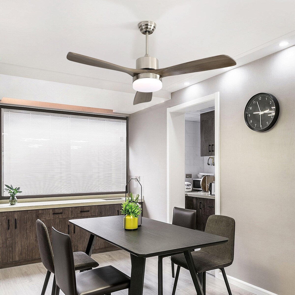 52" Ceiling Fan Light with Remote Control for Living Room
