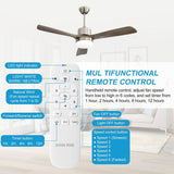 52" Ceiling Fan Light with Remote Control for Living Room