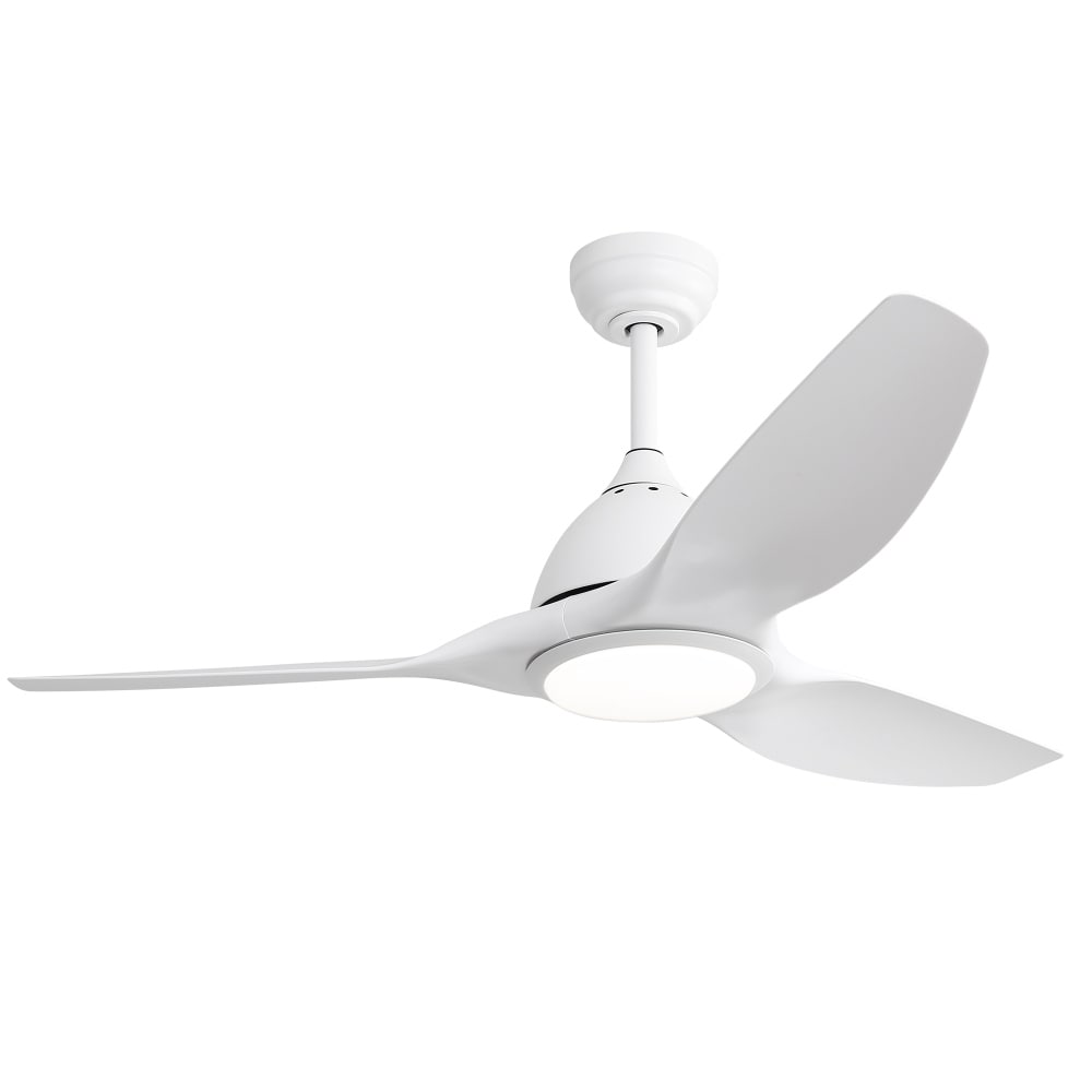 52" High CFM Modern Ceiling Fan with Remote Control and Reversible Mot