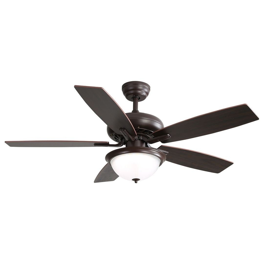 52" Modern Crystal Ceiling Fan with Light and Remote Control