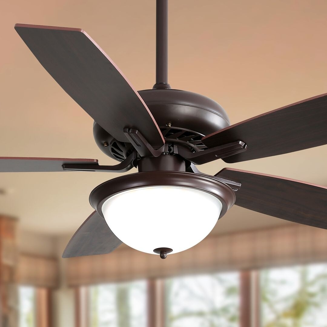 52" Modern Crystal Ceiling Fan with Light and Remote Control