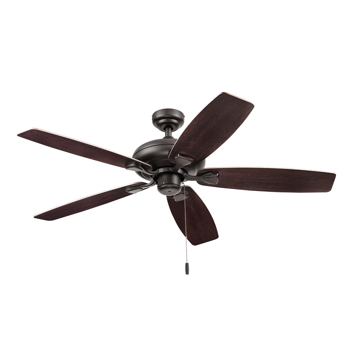 52" Satin Nickel 5-Blade Bowl Ceiling Fan