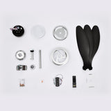 52'' ABS Blades Ceiling Fan with Lights and DC Remote